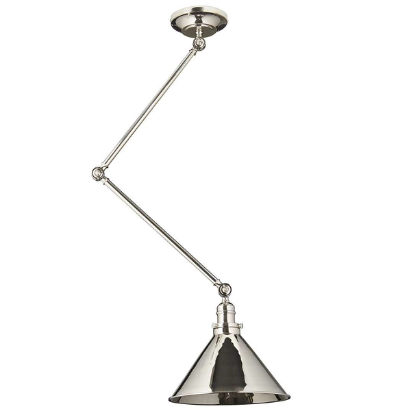 Sufitowa LAMPA loftowa PROVENCE PV-GWP-PN Elstead industrialna LAMPA metalowa nikiel