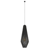 Zwisająca lampa Hagata 5126 Shilo boho do sypialni bawełniana szary