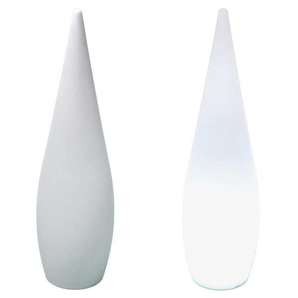 Stojąca lampa na baterie Ghost ES-DC001 LED 5W RGBW IP65 duszek biała