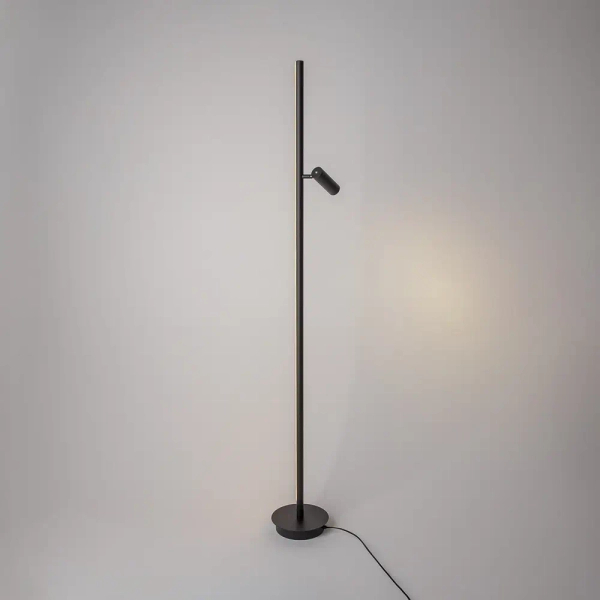 Ściemnialna stojąca lampa Thin MOD395FL-L28B3K LED 14W 3000K czarna