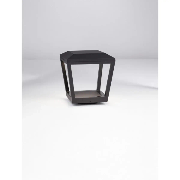 Zewnętrzny kwadratowy kinkiet SARILCO LE75176 LED 15W 3000K IP65 antracyt
