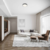 Salonowa LAMPA sufitowa TESIA 3314 Rabalux metalowy plafon LED 36W 3000K do sypialni czarny