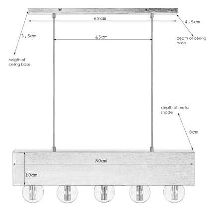 Modernistyczna LAMPA wisząca COUTURE 107037 Markslojd metalowa OPRAWA zwis belka listwa czarna