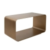Metalowy stolik kawowy NOURA MM001501100368 złoty do salonu 40cm