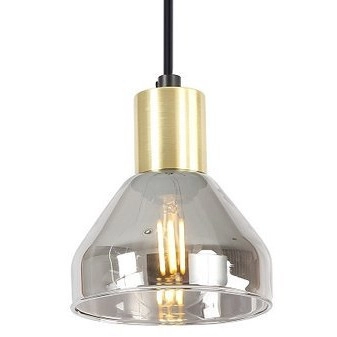 Lampa wisząca GREGORY 31-78391 szklana loftowy zwis przydymiony