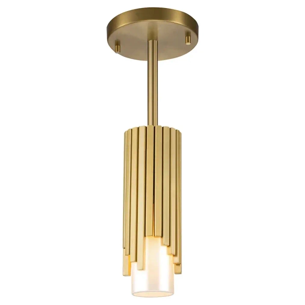 Plafon tuba do kuchni Marvela MARVELE-MP-AB-OPAL mosiądz