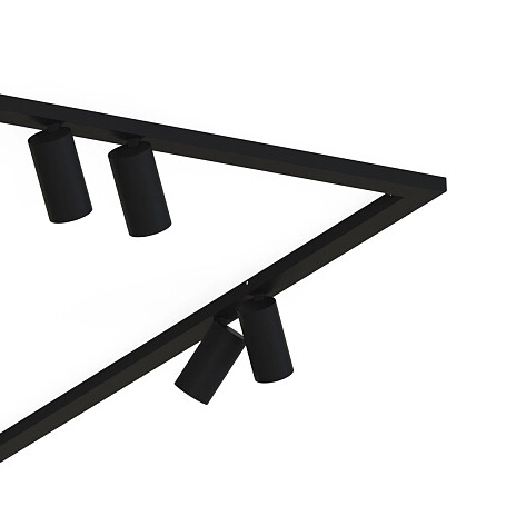 Ruchoma lampa natynkowa Mono 7721 czarna listwa minimalistyczna