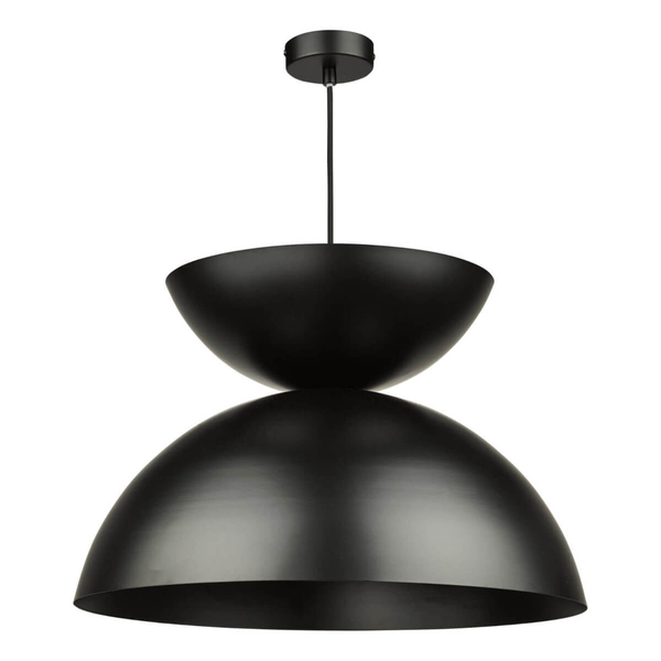 Kopułowa lampa wisząca Riya RIY0122 metalowa nad wyspę czarna