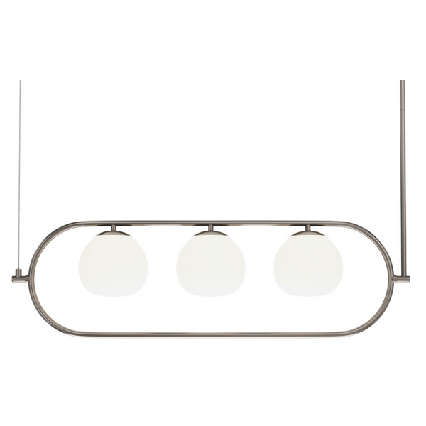 Metalowa lampa wisząca Erich MOD221PL-03N kule chrom
