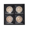 Oprawa sufitowa metalowa 1368 LED 15W 4000K kwadratowa czarna