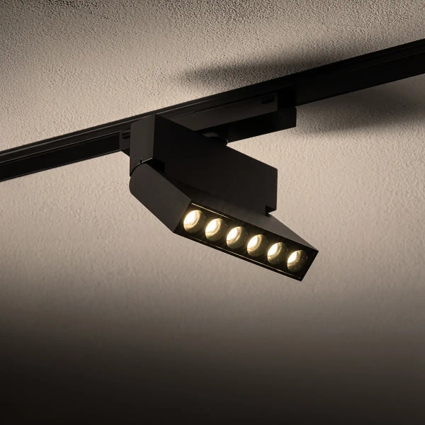 Szynowa lampa 1-obwodowa 11312 LED 6W 3000K czarna