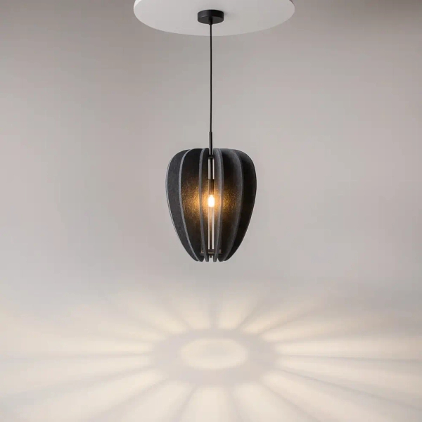 Jadalniana lampa wisząca Cambio MOD398PL-01GR nad wyspę czarna