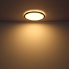 Nowoczesna LAMPA sufitowa SAPANA 41562-24B Globo okrągły plafon LED 24W 3000K do łazienki IP44 czarny