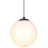 Wisząca lampa kulista Savoy K-4922 ball biała czarna