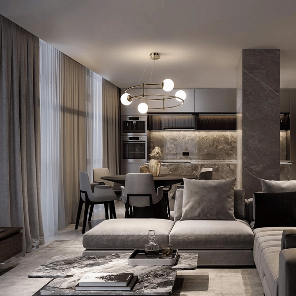 Lampa wisząca Balance MOD317PL-04G kule balls złota