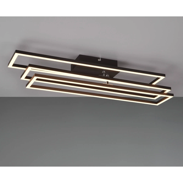 Plafon TESSORA DL132-64423 RL Light LED 36W 2700-6000K geometryczny czarny