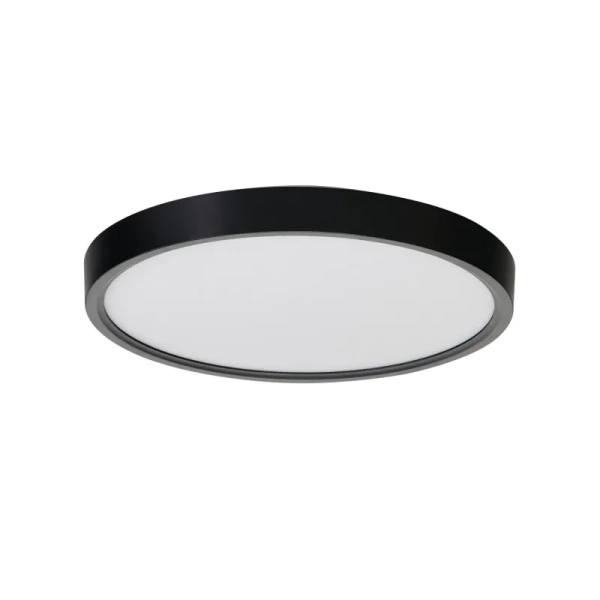 Minimalistyczny plafon ARNOR czarny biały AZ6539 18W LED 3000-6000K