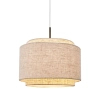 Wisząca lampa ekologiczna TAKAI beżowa 2620003018 1xE27 nad stół do salonu
