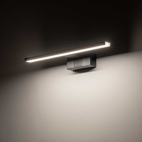 Kinkiet ścienny łazienkowy Cezanne 10668 LED 8W 3000K IP44 podłużny czarny