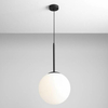 Modernistyczna lampa wisząca BOSSO 1087G1 Aldex szklana kula