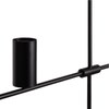 Lampa wisząca metalowa Cazzata ABR-LWL-CAZZ-B nad stół tubki do jadalni czarne