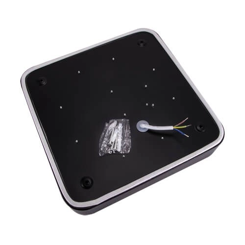 LAMPA sufitowa TOTEM LED D 03929 Ideus kwadratowa OPRAWA metalowa LED 16W 4000K plafon czarny