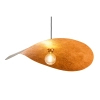 Lampa wisząca LEAF miedziana czarna 1xE27 kompozyt do salonu 41919