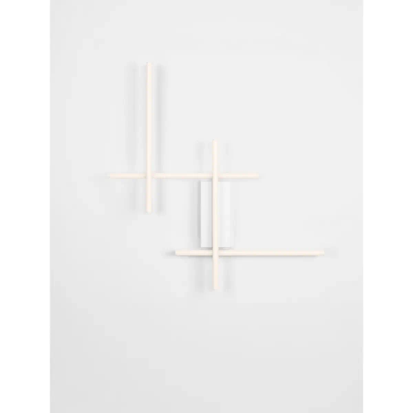 Lampa ścienna do salonu BILORTA LE45469 LED 34W 3200K biała