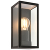 Kinkiet elewacyjny Oxford 80600 Endon industrialny lampion IP44 czarny