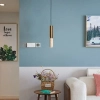 Minimalistyczna zwisająca lampa Travertino CGTRAVER35 kamienna złoty