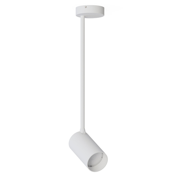 Natynkowa lampa nowoczesna Mono 7725 ruchoma tuba biała do salonu
