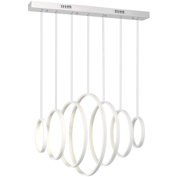 LAMPA wisząca VERTIGO ML335 Milagro dekoracyjna OPRAWA zwis LED 86W 4000K LISTWA sufitowa biała