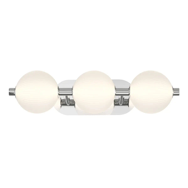 Ścienna lampa Palmas QN-PALMAS-3W-PN LED 27W 3000K IP44 balls nikiel biała