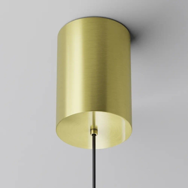 Salonowa lampa wisząca Plato P076PL-L12W3K-BS LED 12W 3000K mosiądz