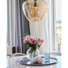 Salonowa wisząca lampa nad stół Bellissimo Grande 4200870-5503 bursztynowa