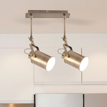 LAMPA sufitowa PETER 5982 Rabalux metalowa OPRAWA industrialne tuby regulowane reflektorki antyczny brąz