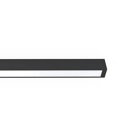 Natynkowa lampa sufitowa STRAIGHT CEILING 7598 czarny plafon