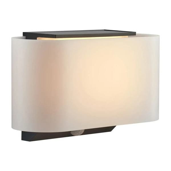 Solarna lampa ścienna Piola 2418051001 LED 5W 3000K IP44 biała