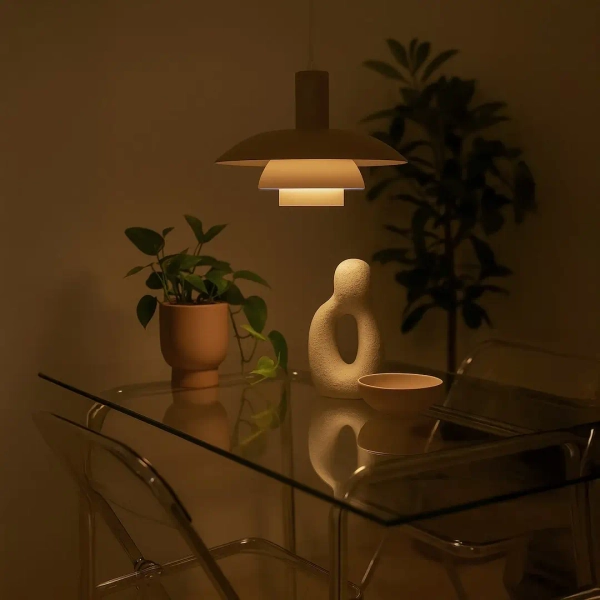 Jadalniana lampa wisząca Ferro ML2361 nad stół kaszmir