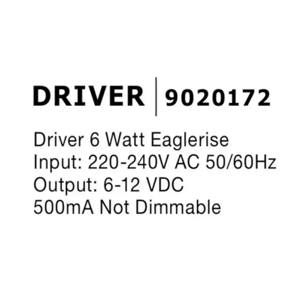Sterownik LED DRIVER LE-52005 biały 6W IP20 do zasilania lamp