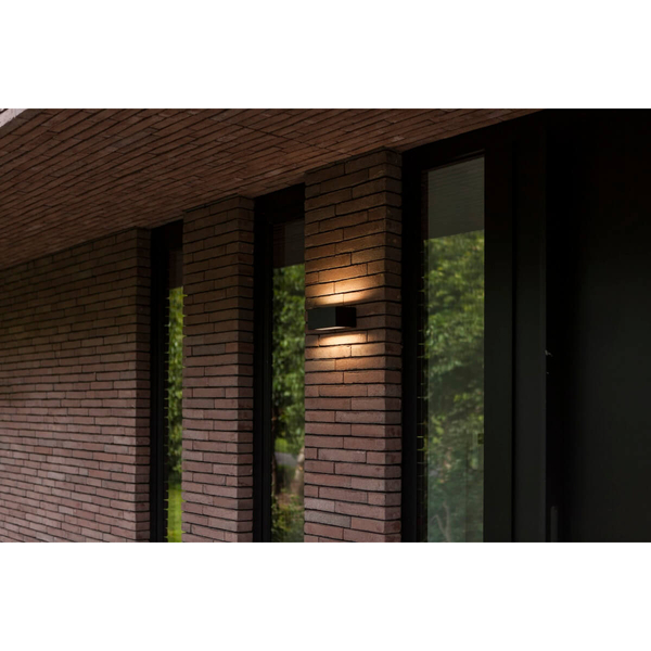 Zewnętrzna lampa ścienna GEMINI 5189113012 LED 8,8W 3000K IP54 czarna