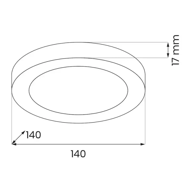 Nowoczesny plafon sufitowy Evora ML1786 LED 6W 3CCT do salonu biały