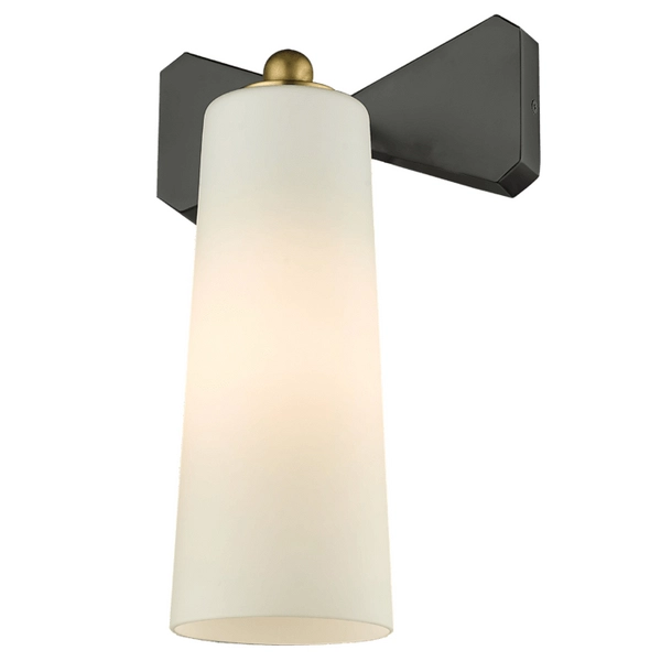 Lampa ścienna do jadalni Bow W01169BK Cosmolight czarny mosiądz