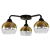 LAMPA sufitowa CROMINA 98-57273 Candellux szklana OPRAWA kule czarne złote przezroczyste
