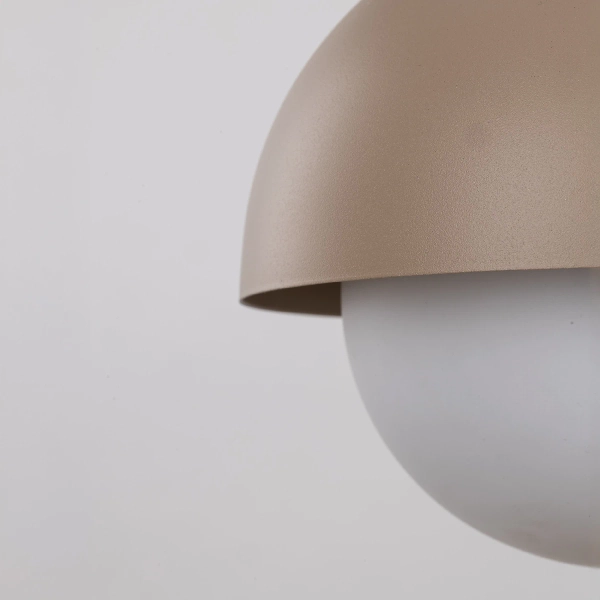 Nowoczesna lampa wisząca Bono Sabia 10966 metalowy beżowy biały