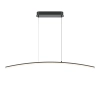 Łukowa lampa wisząca liniowa Curve MOD243PL-L18BK LED 15W 3000-4000K czarna