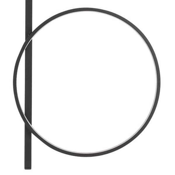 Ring lampa ścienna Circolo 10816 Nowodvorski LED 33W 3000K pierścienie czarna