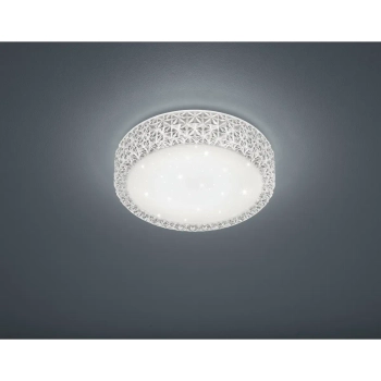 Kryształowy sufitowy plafon Pegasus R62421100 LED 12W 3000K okrągły biały