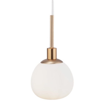 Lampa wisząca ERICH MOD221-PL-01-G Maytoni szklana kula ball miosiądz