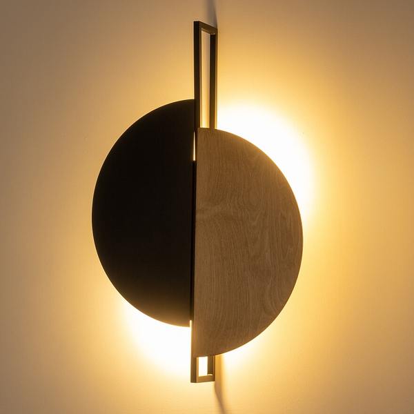 Lampa ścienna eko Sunset Natural B 10577 Nowodvorski drewniana